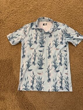 Waggle boys golf polo